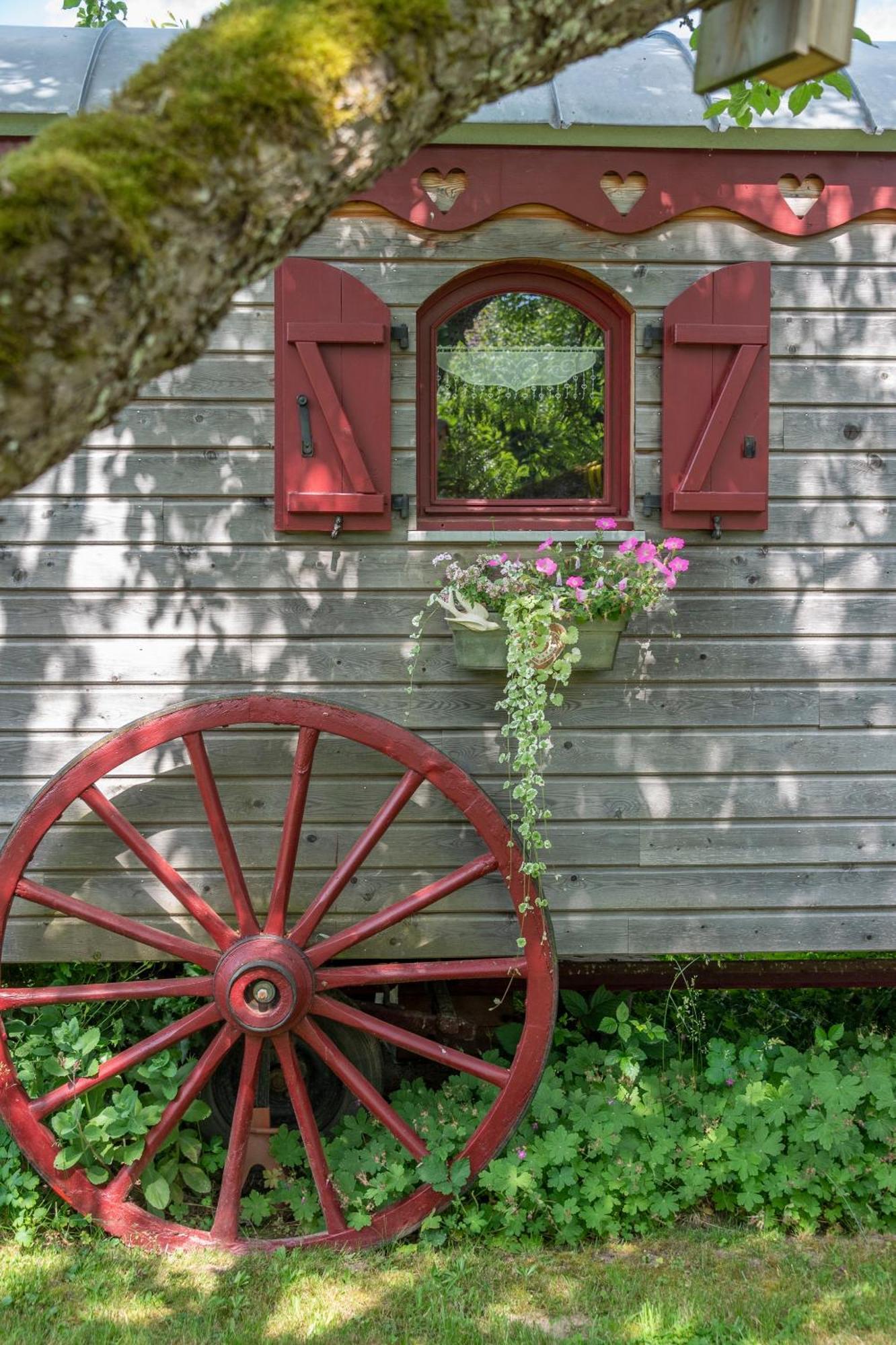 Roulotte Le Temps De Rever Bed and Breakfast Saint-Michel-sur-Meurthe Εξωτερικό φωτογραφία